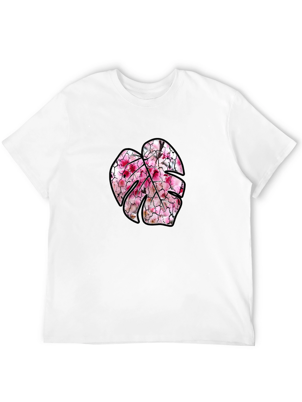 Floral Monstera Leaf T-Shirt