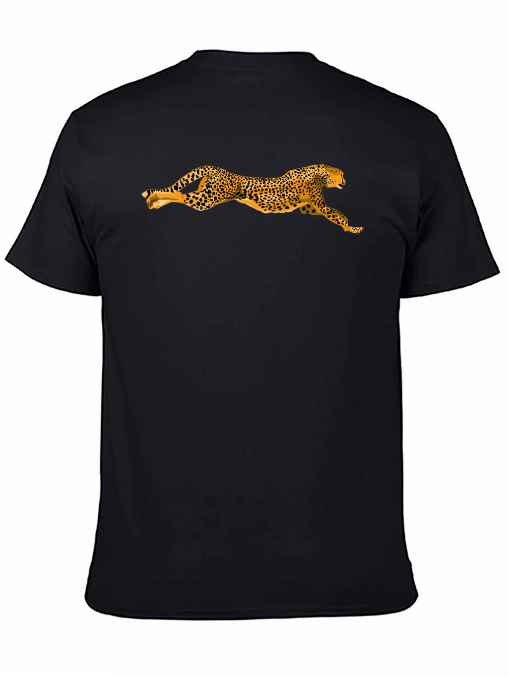 Leopard Print Black T-Shirt