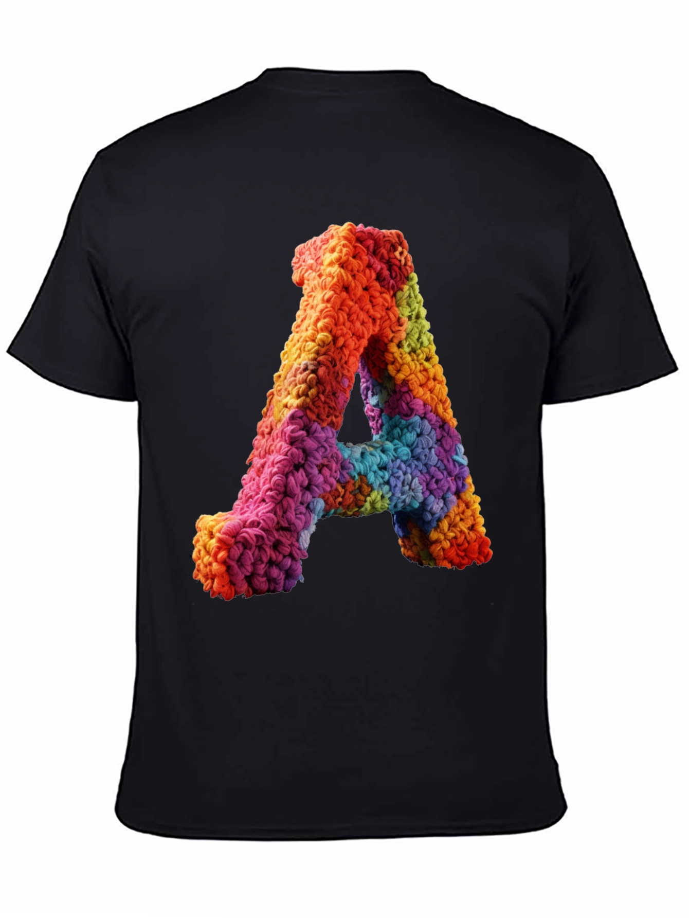 Colorful Letter A Graphic Tee - Unique Design
