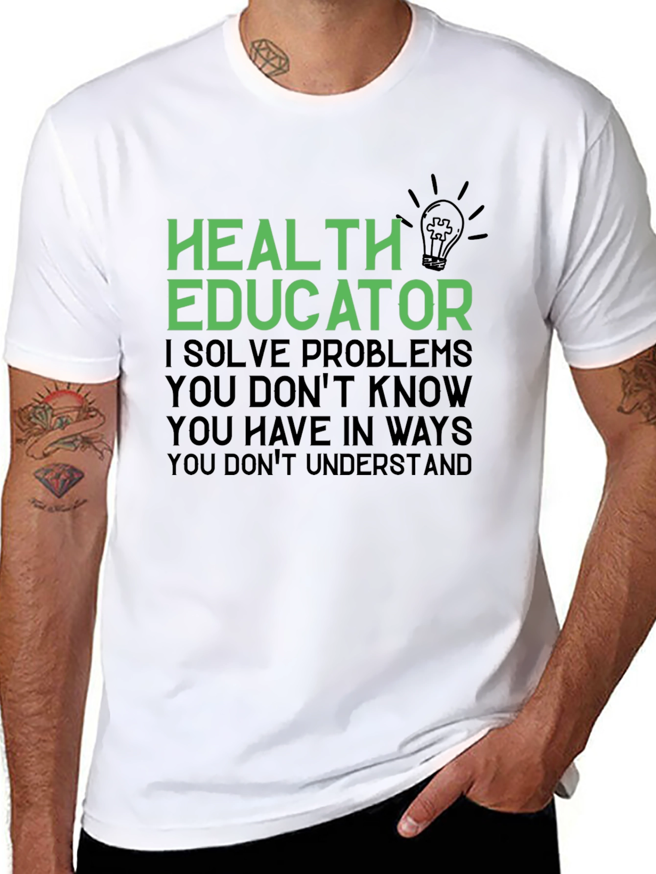 Health Educator T-Shirt - I Solve Problems