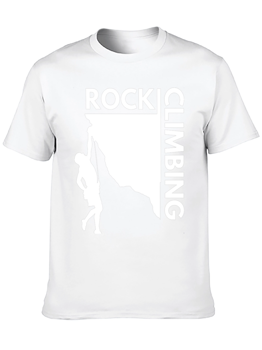 Rock Climbing Graphic T-Shirt - Black Cotton Tee
