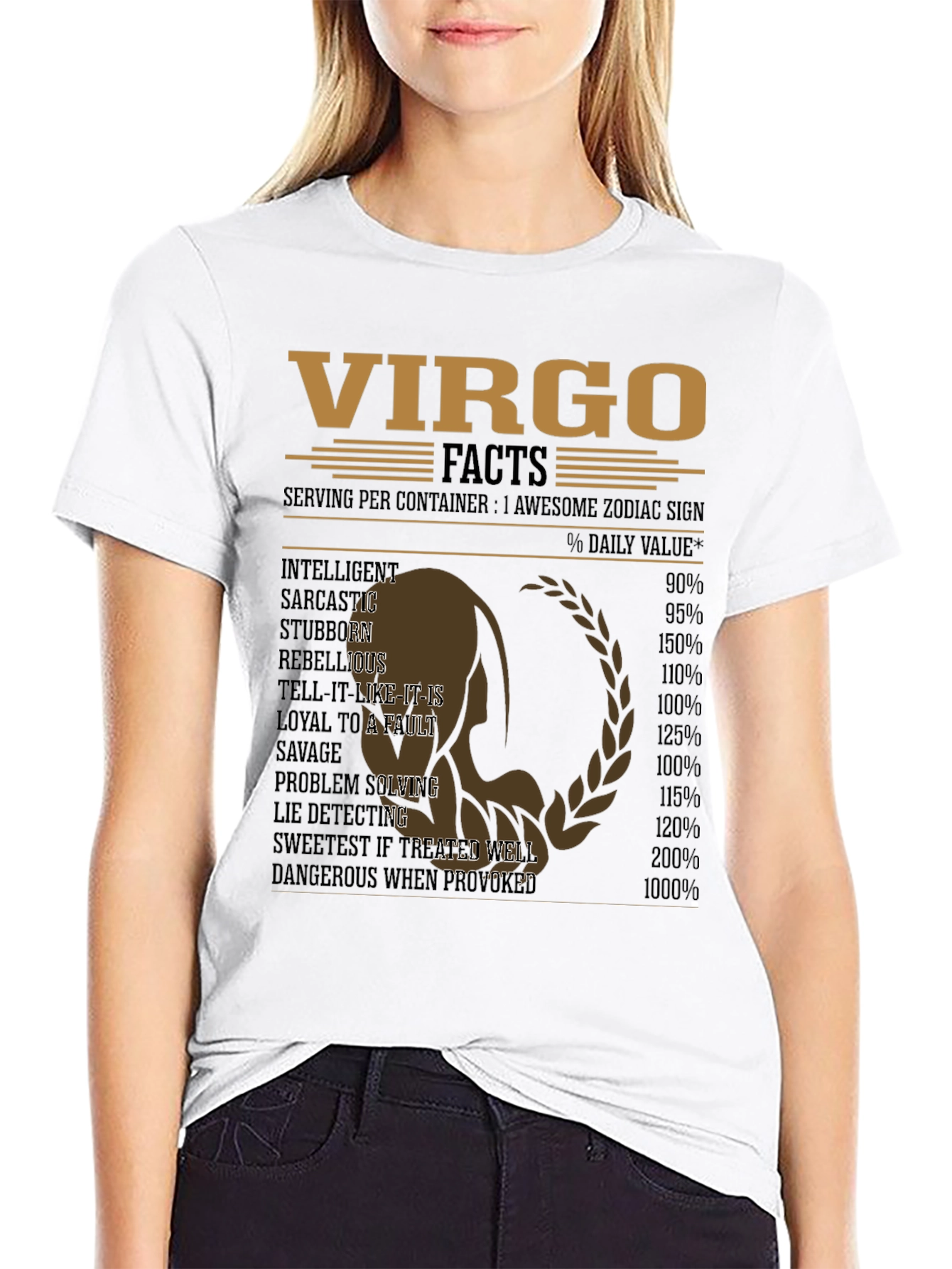 Virgo Zodiac Facts T-Shirt - Awesome Astrology Sign Tee