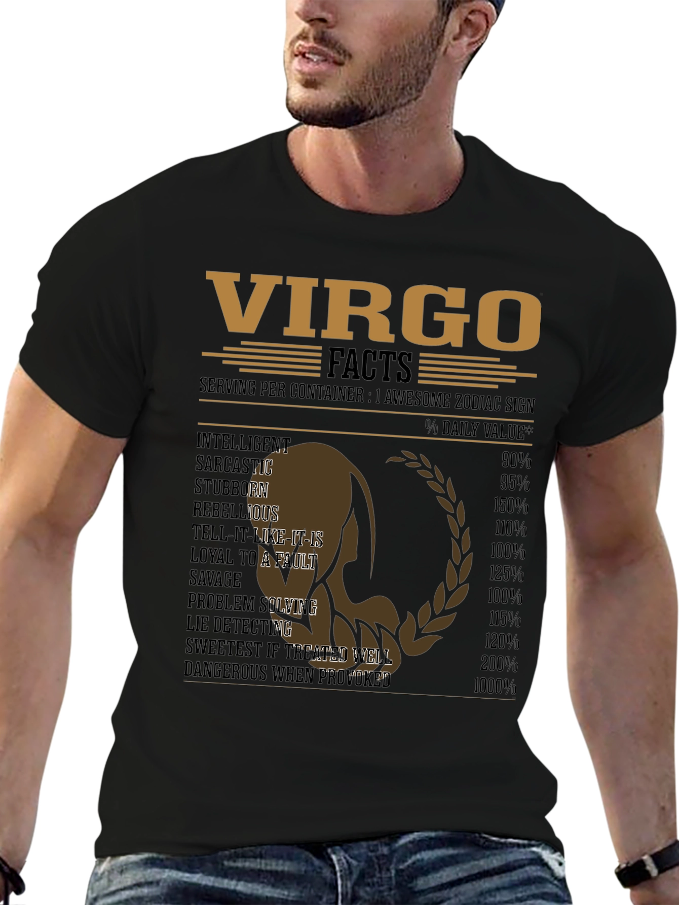 Virgo Zodiac Facts T-Shirt - Awesome Astrology Sign Tee