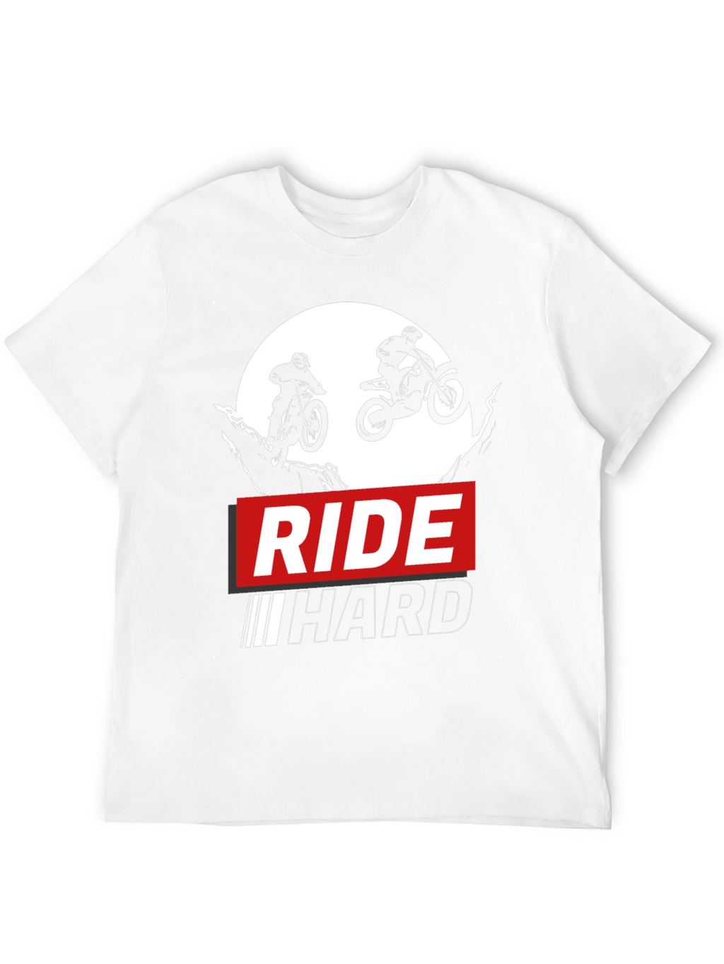 Ride Hard Black Graphic T-Shirt