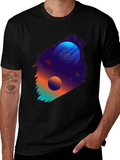 Galaxy Planet Graphic T-Shirt