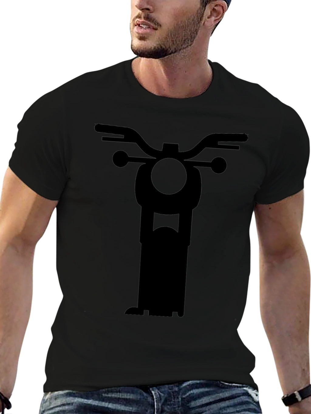 Motorcycle Graphic Tee - Classic Ride Style
