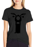 Motorcycle Graphic Tee - Classic Ride Style