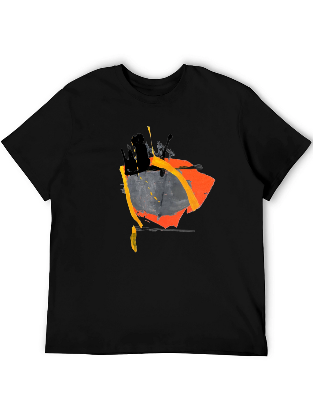 Abstract Art Graphic Tee - Modern Casual Style