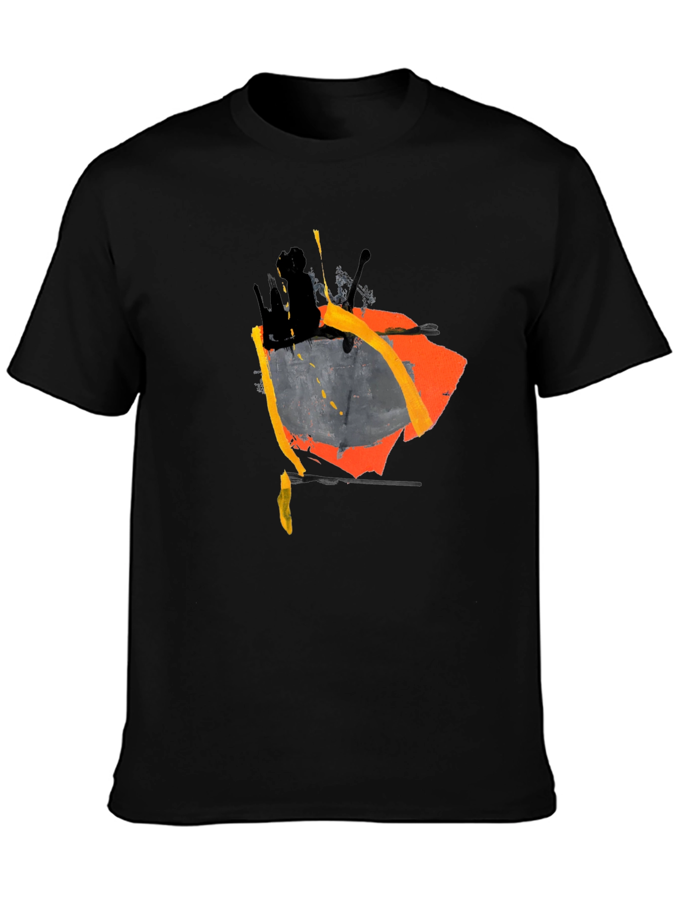 Abstract Art Graphic Tee - Modern Casual Style