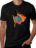 Abstract Art Graphic Tee - Modern Casual Style
