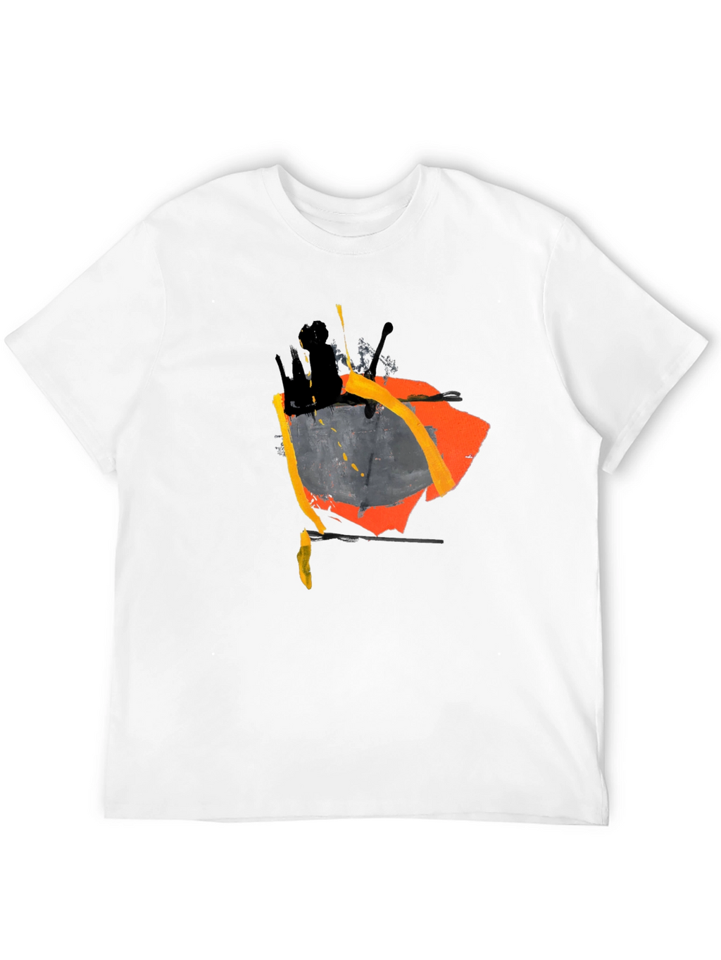 Abstract Art Graphic Tee - Modern Casual Style