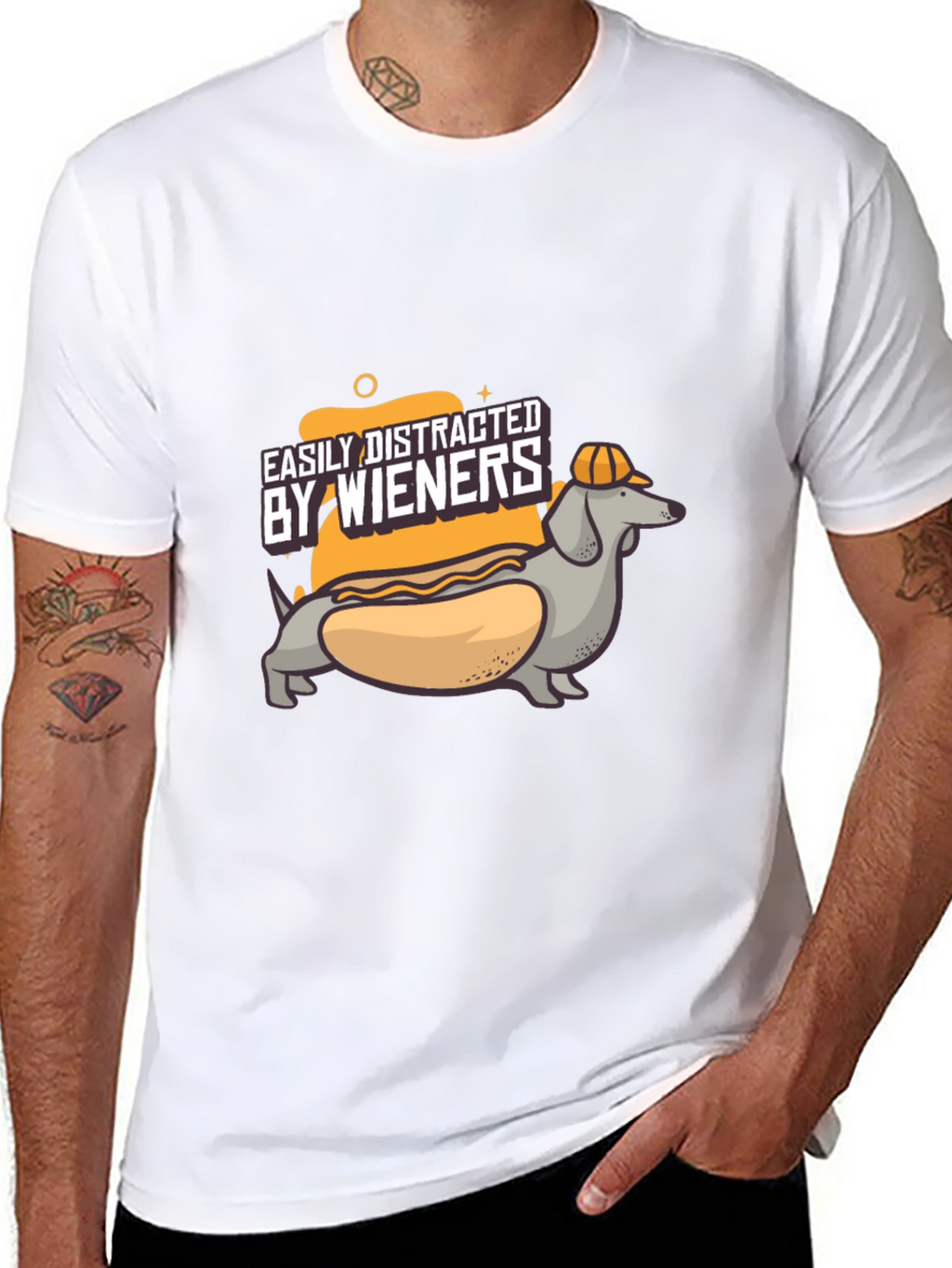 Easily Distracted by Wieners T-Shirt