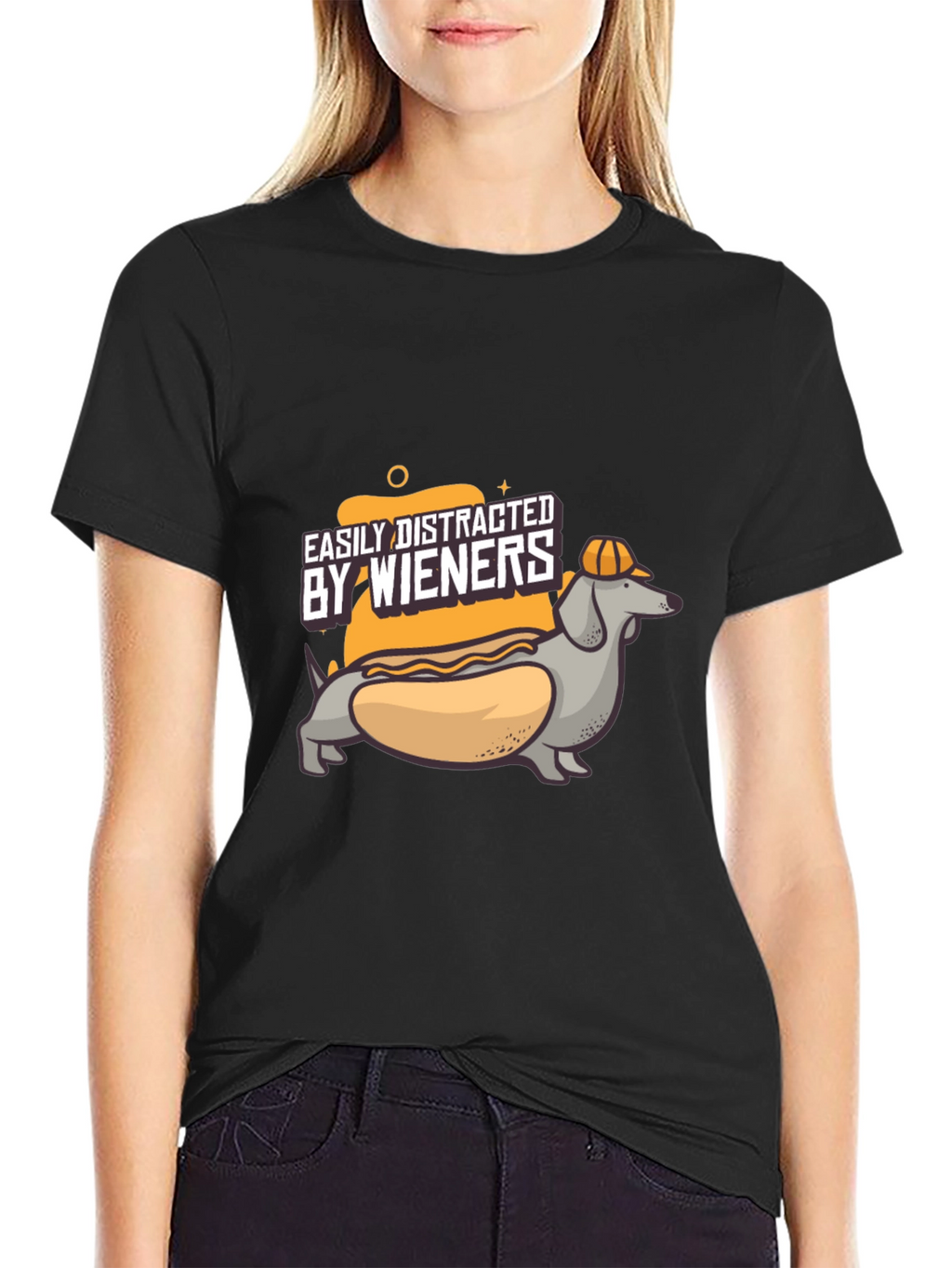 Easily Distracted by Wieners T-Shirt