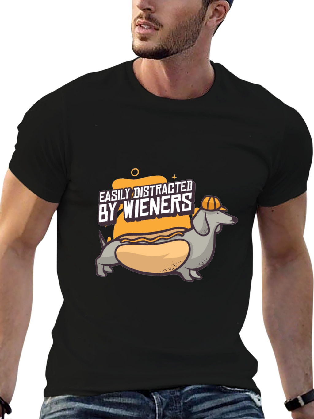 Easily Distracted by Wieners T-Shirt