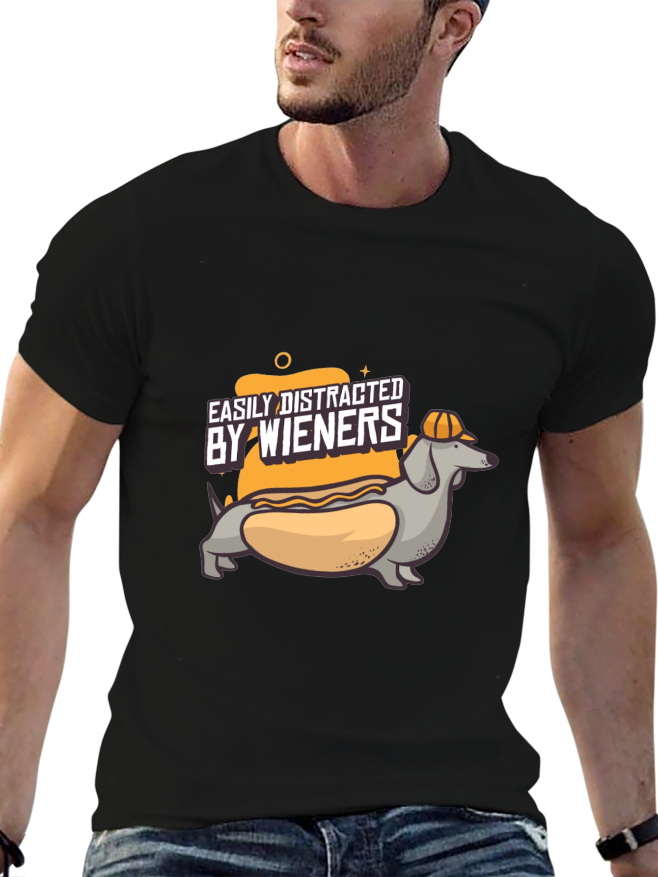 Easily Distracted by Wieners T-Shirt