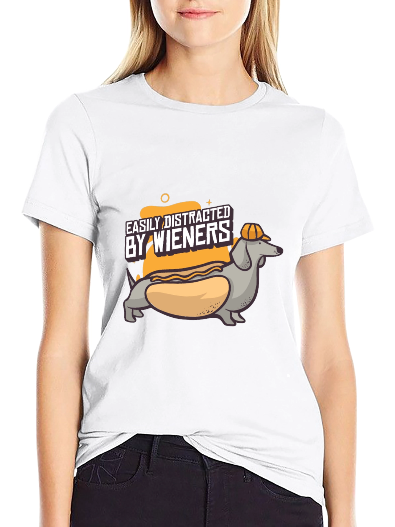 Easily Distracted by Wieners T-Shirt