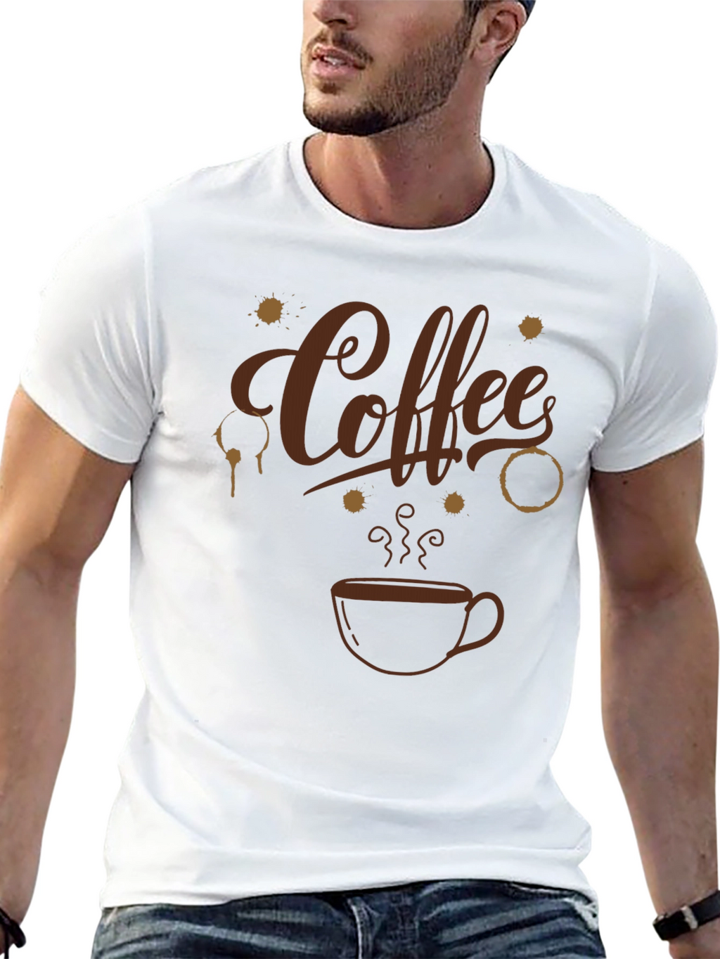 Coffee Graphic T-Shirt - Trendy Coffee Lover Tee