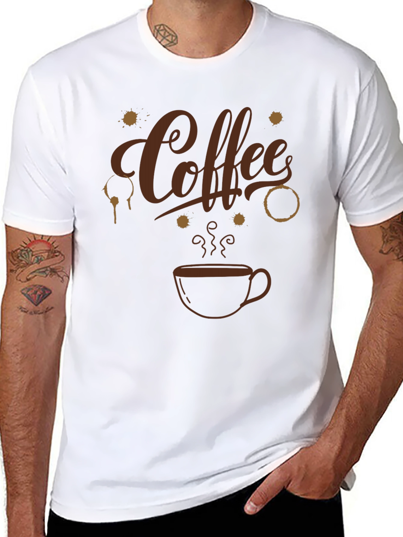 Coffee Graphic T-Shirt - Trendy Coffee Lover Tee