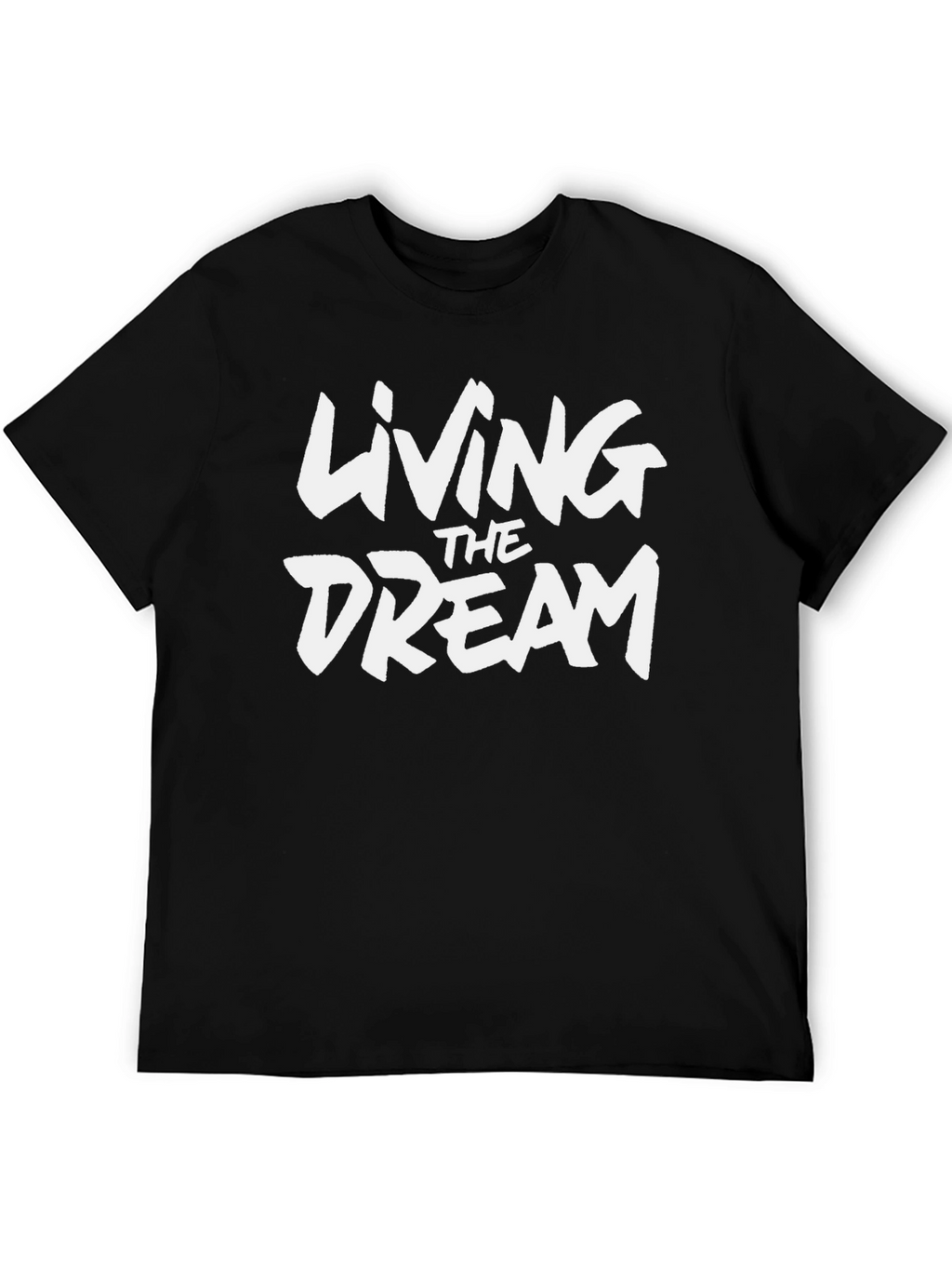 Living The Dream Graphic Black T-Shirt