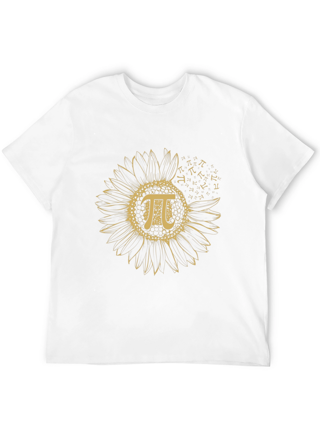 Sunflower Pi Symbol Black T-Shirt