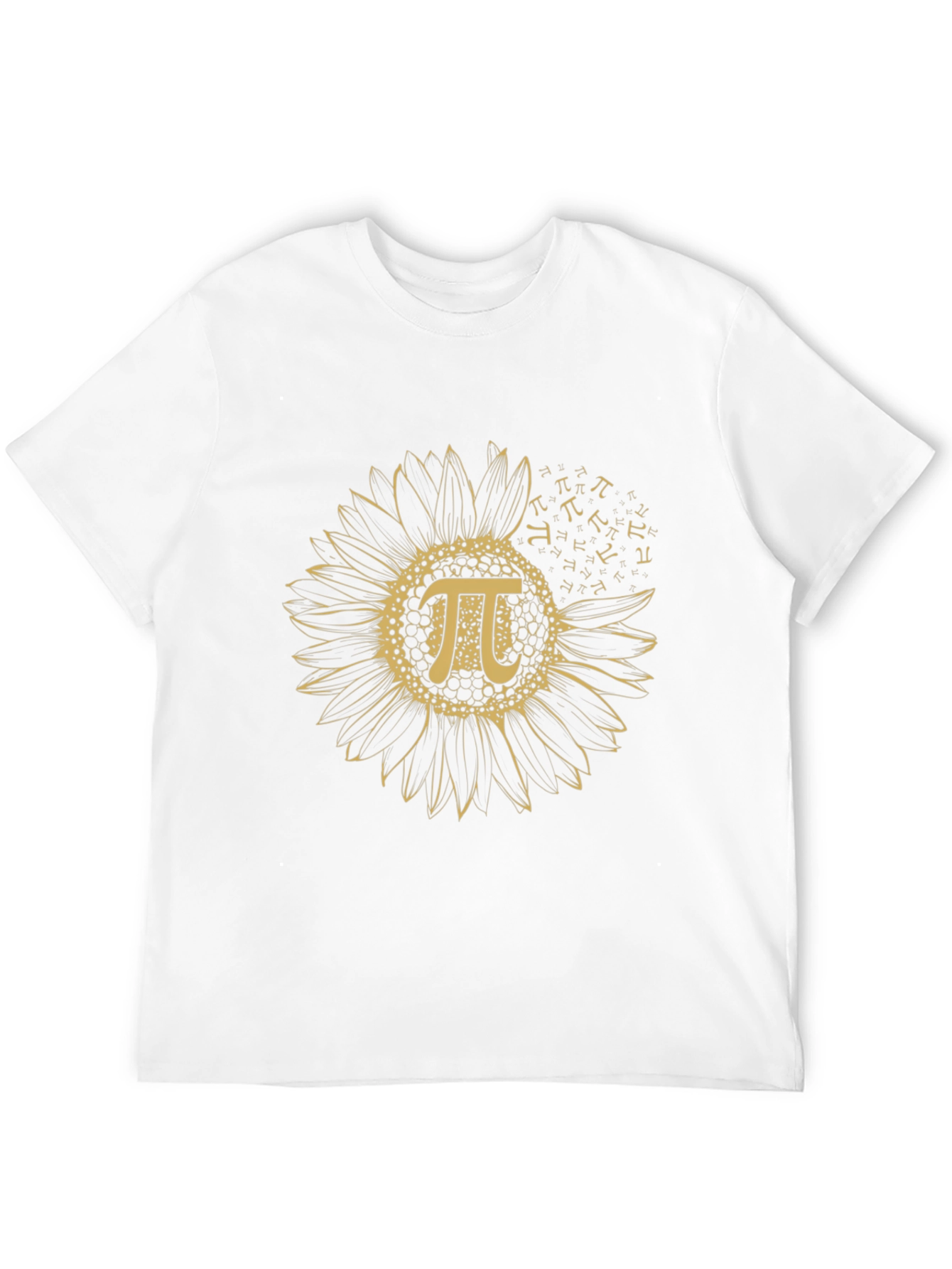 Sunflower Pi Symbol Black T-Shirt