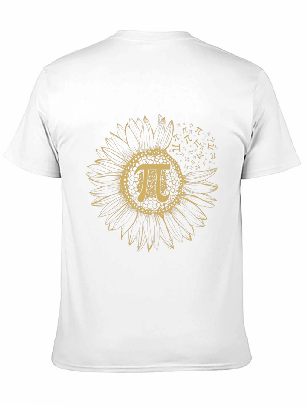 Sunflower Pi Symbol Black T-Shirt