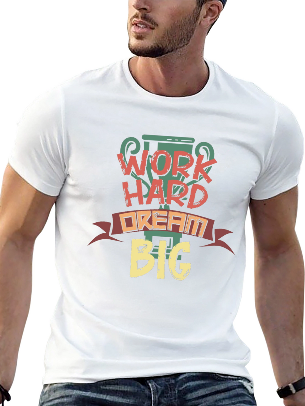 Work Hard Dream Big Graphic Tee