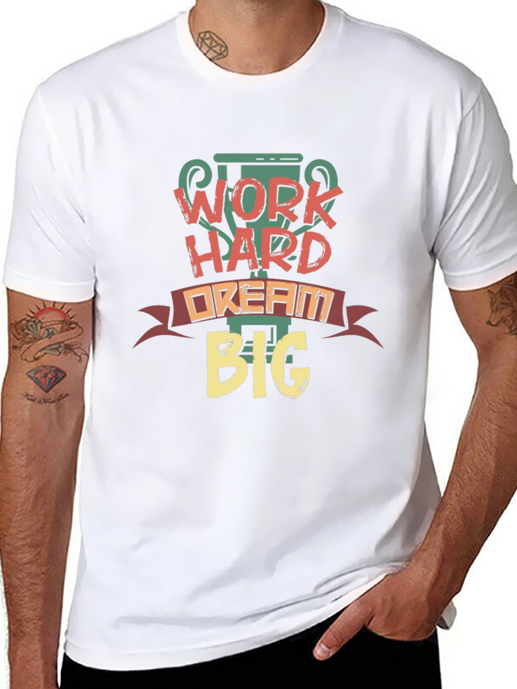 Work Hard Dream Big Graphic Tee