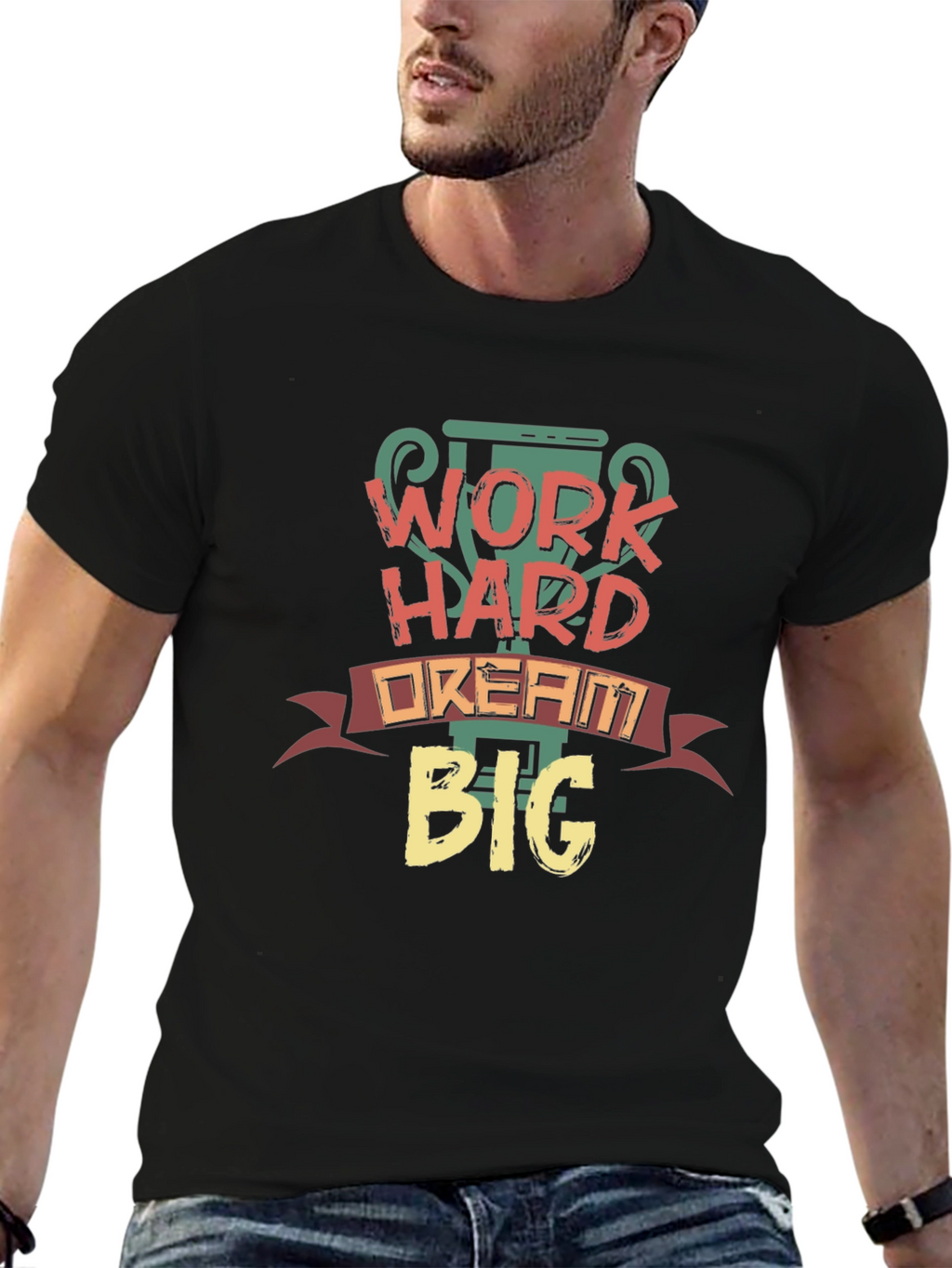 Work Hard Dream Big Graphic Tee