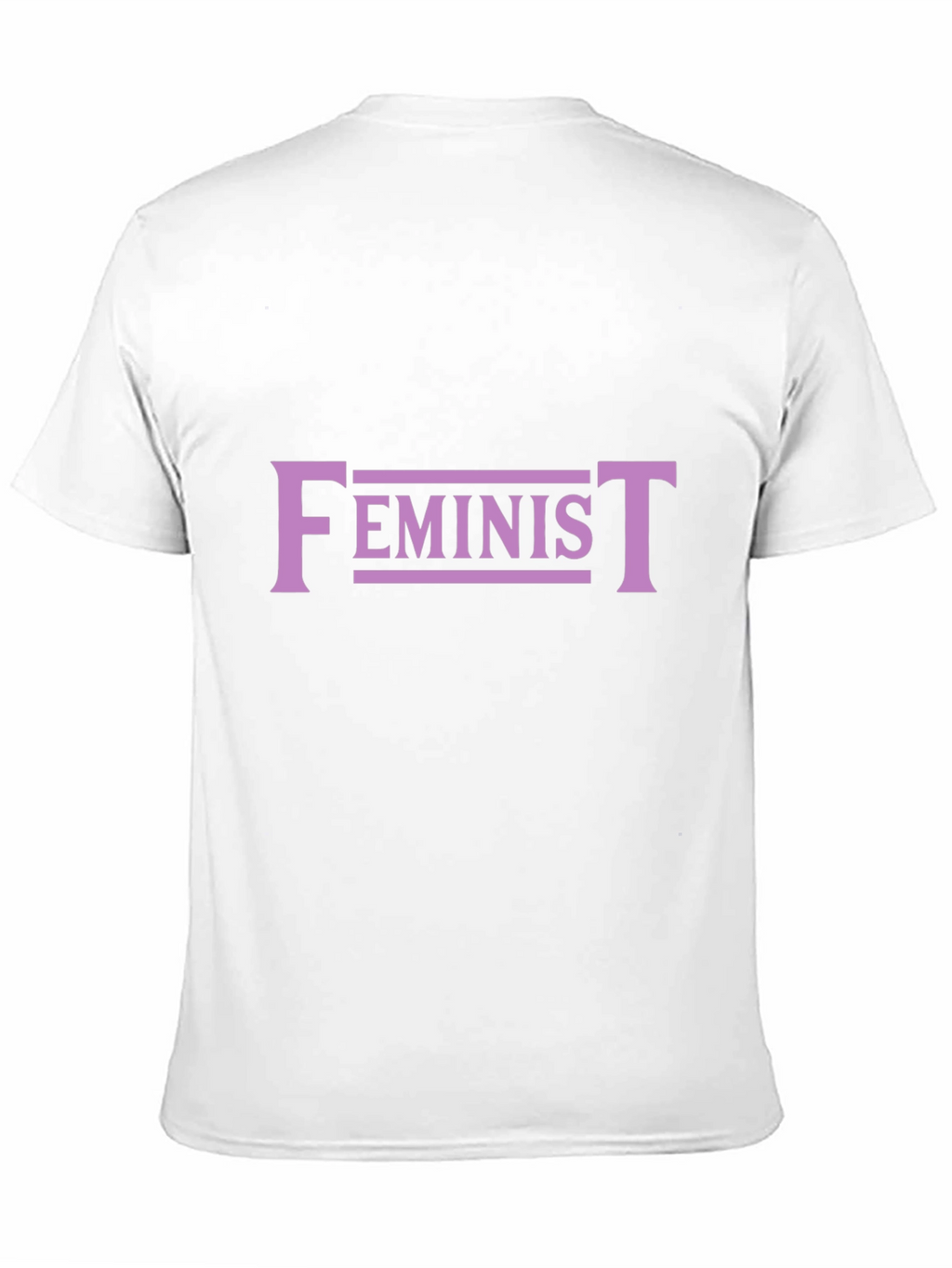 Feminist Graphic Tee - Black Cotton Blend T-Shirt