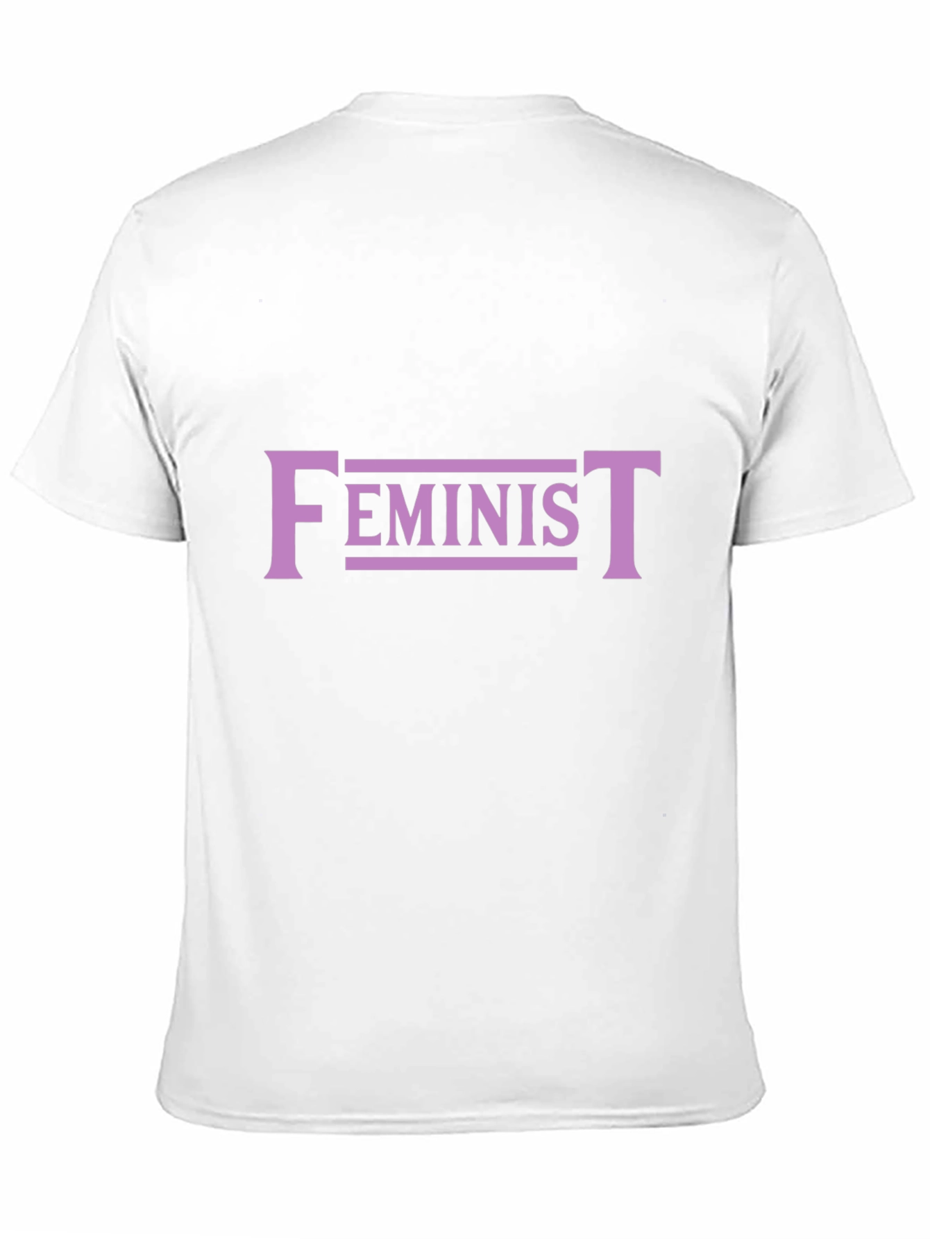 Feminist Graphic Tee - Black Cotton Blend T-Shirt