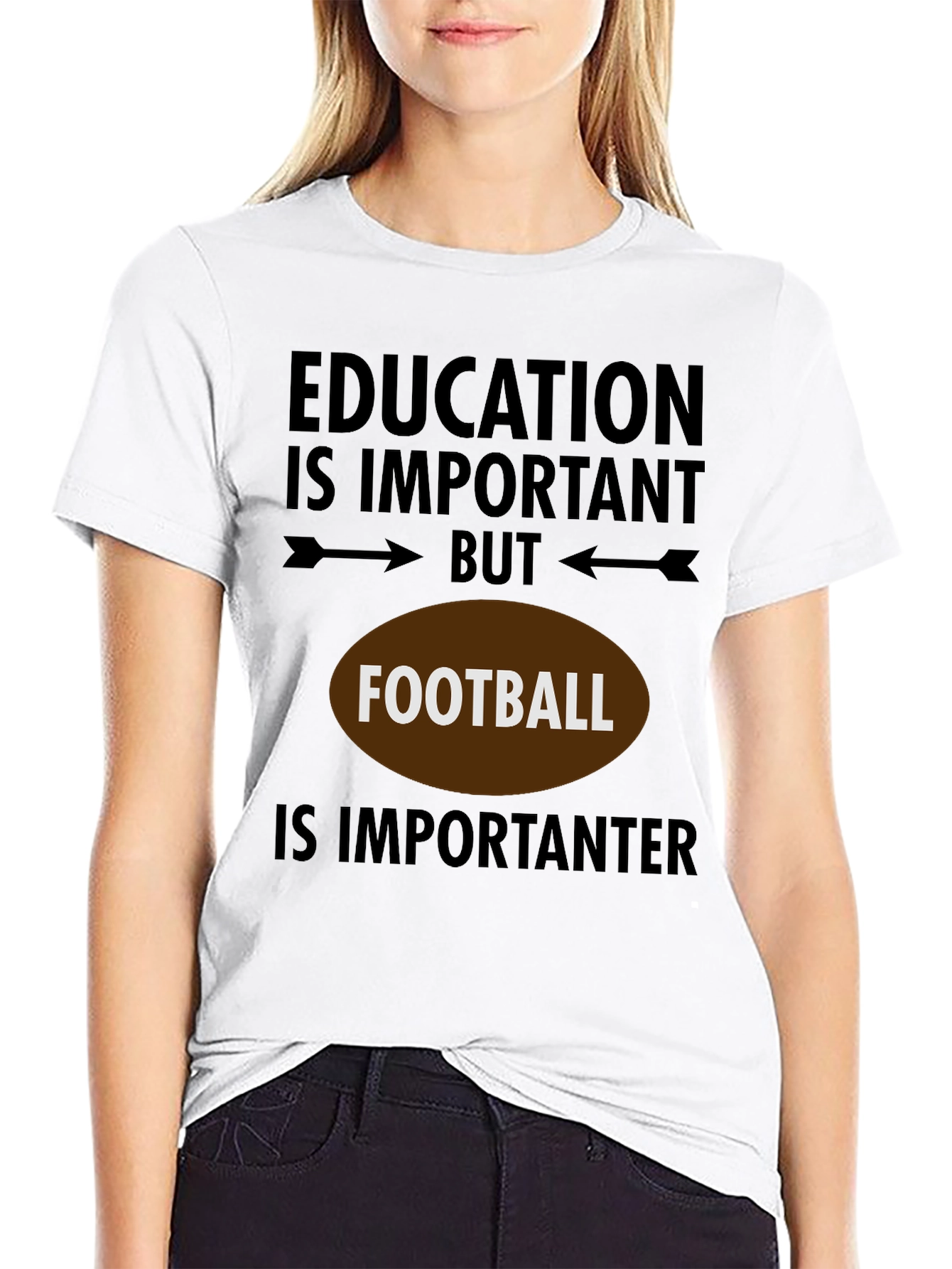 Education But Football T-Shirt