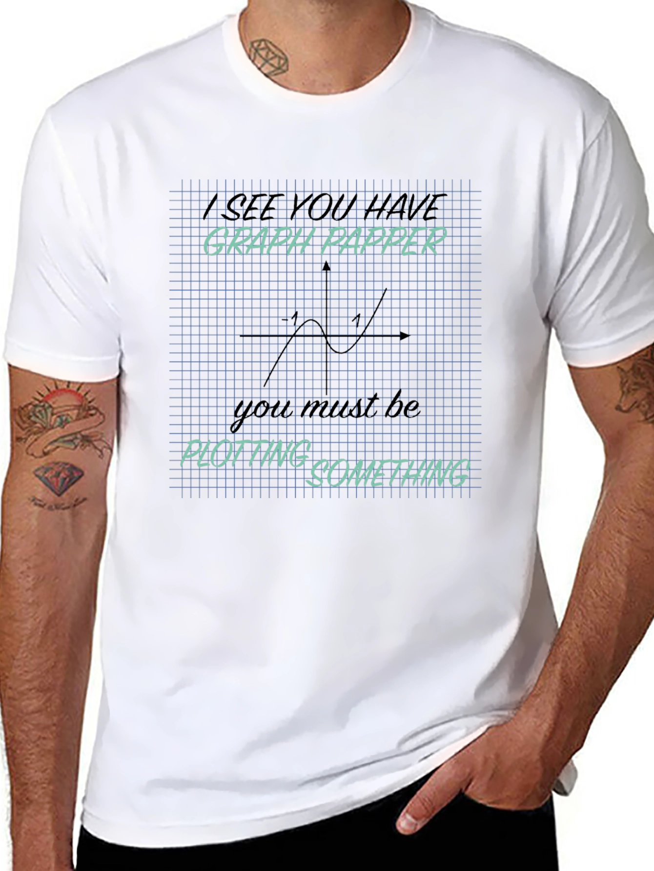 Graph Paper Plotting T-Shirt