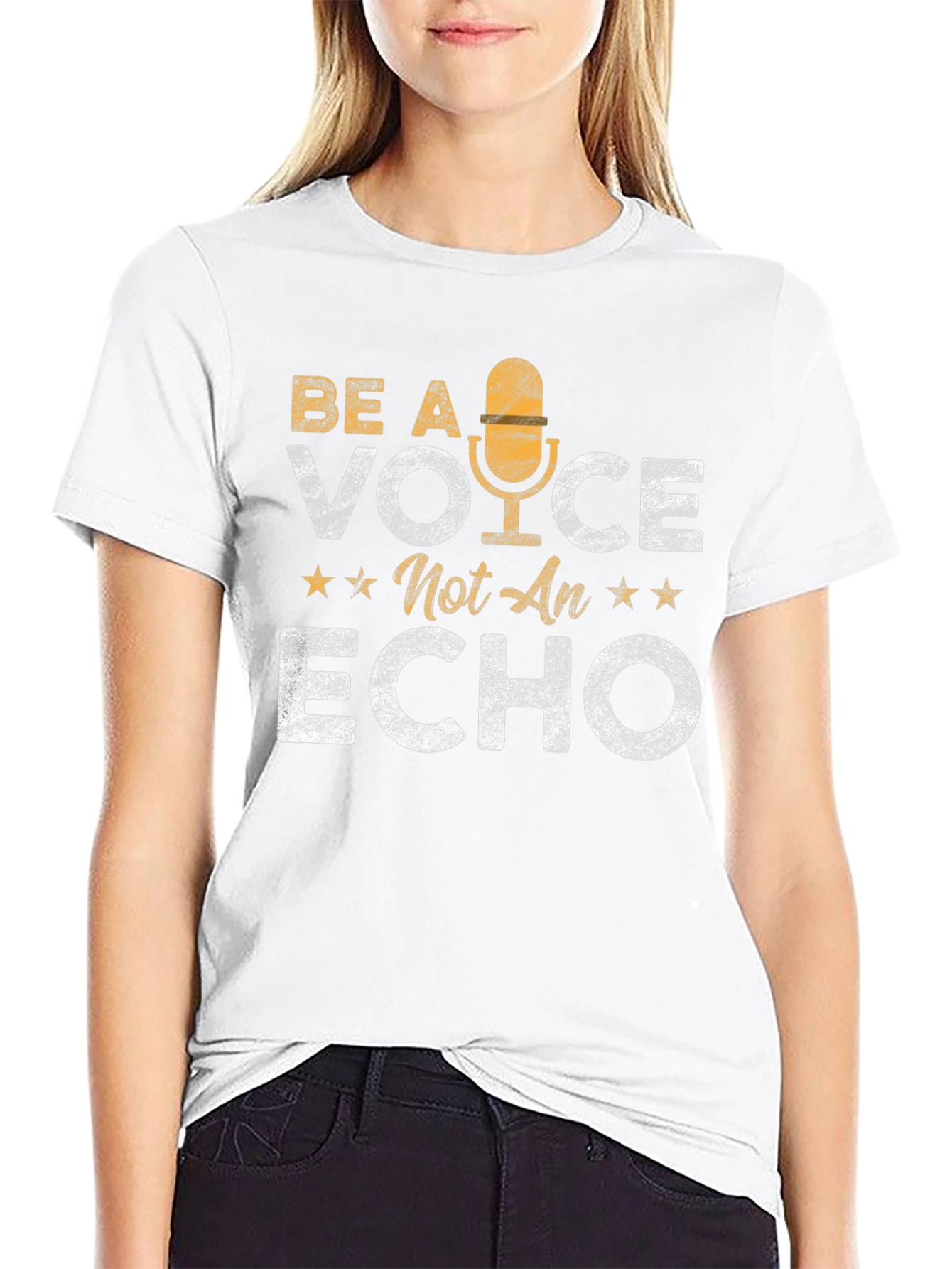 Be A Voice Not An Echo Graphic T-Shirt