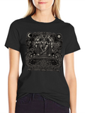 Occult Throne Graphic Tee - Black