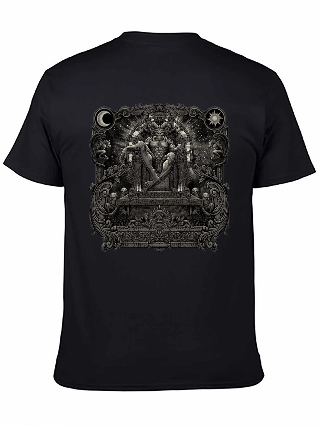 Occult Throne Graphic Tee - Black