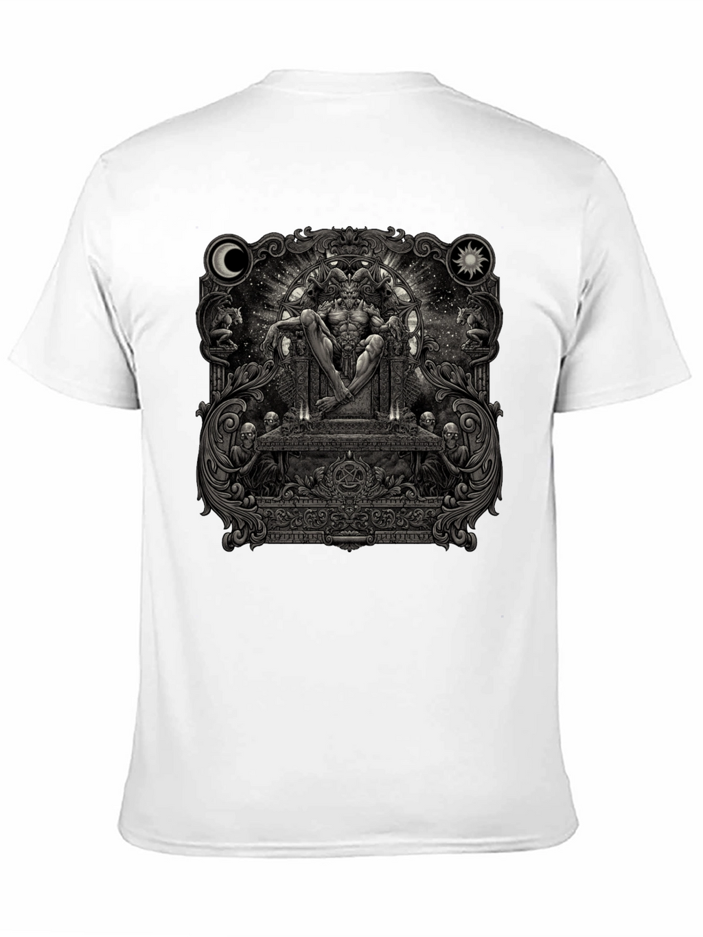 Occult Throne Graphic Tee - Black
