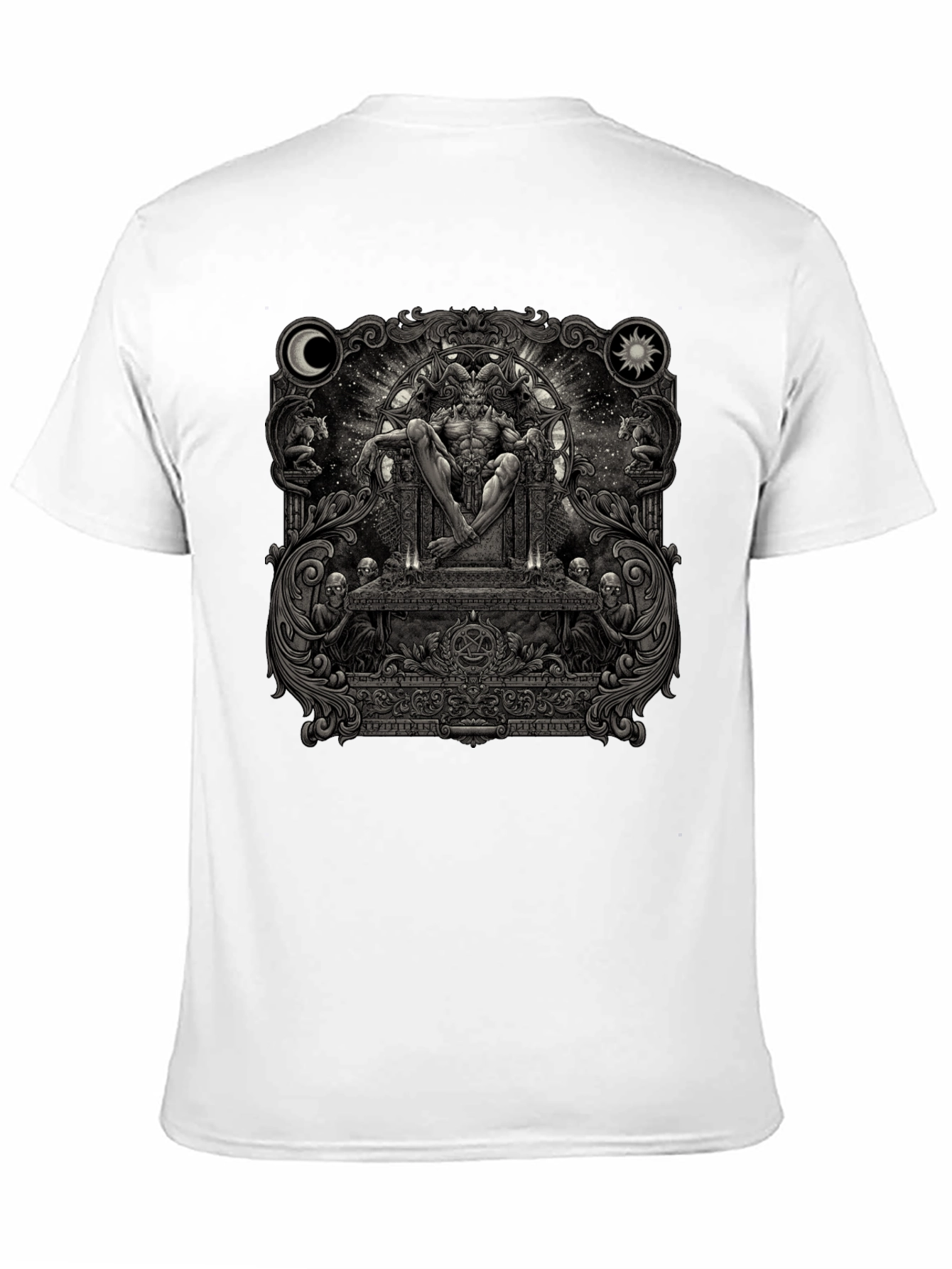 Occult Throne Graphic Tee - Black