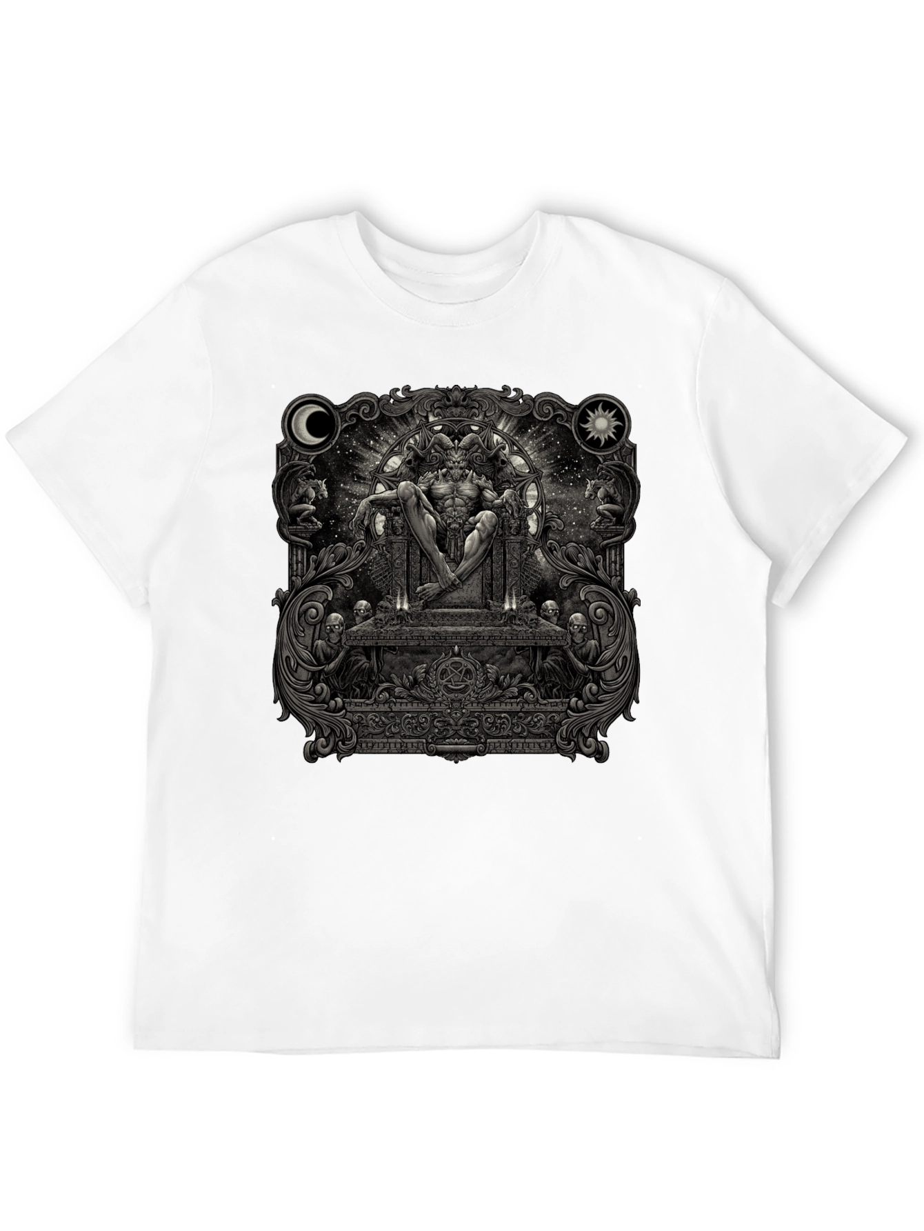 Occult Throne Graphic Tee - Black