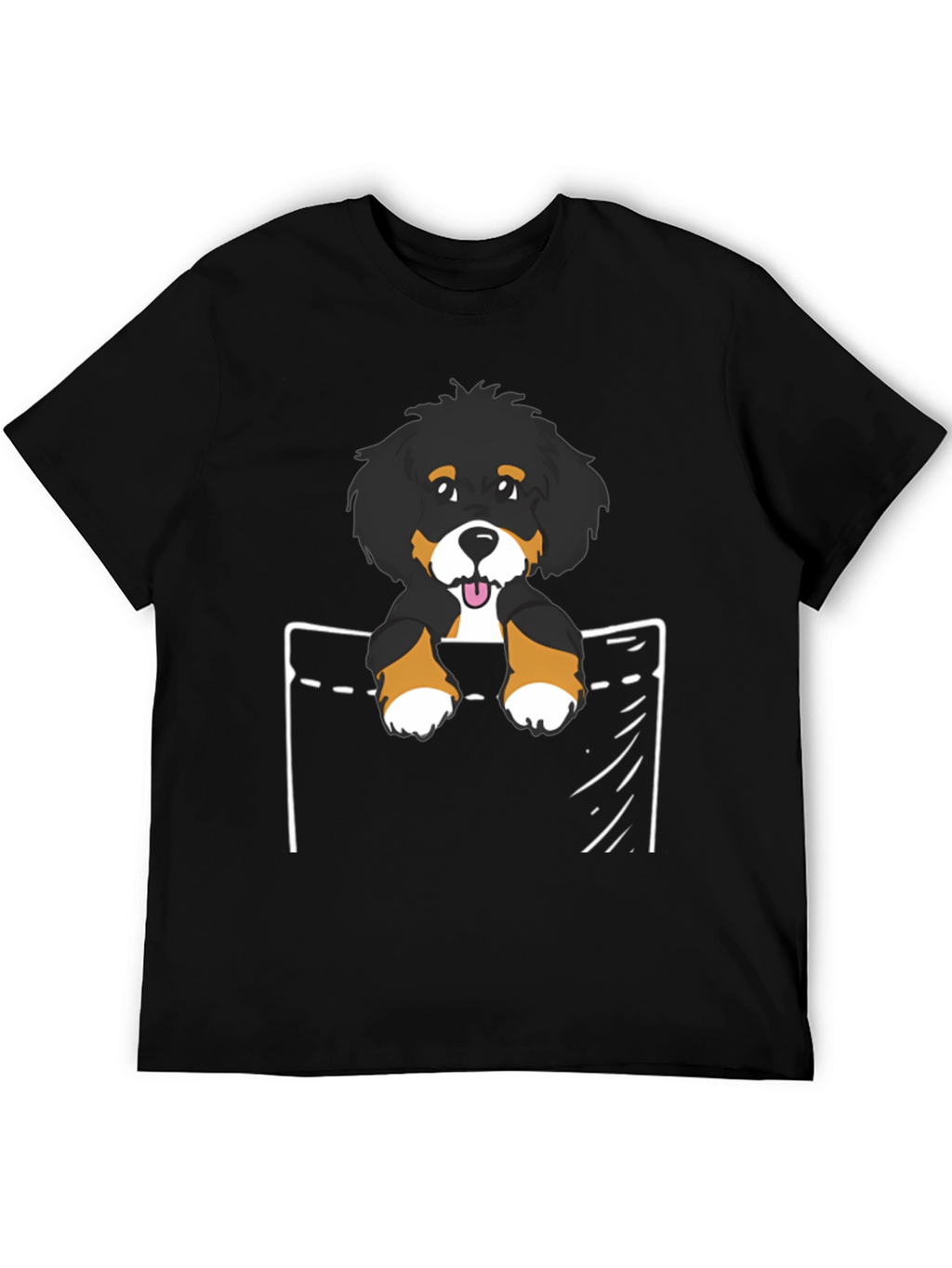 Bernese Mountain Dog Pocket T-Shirt
