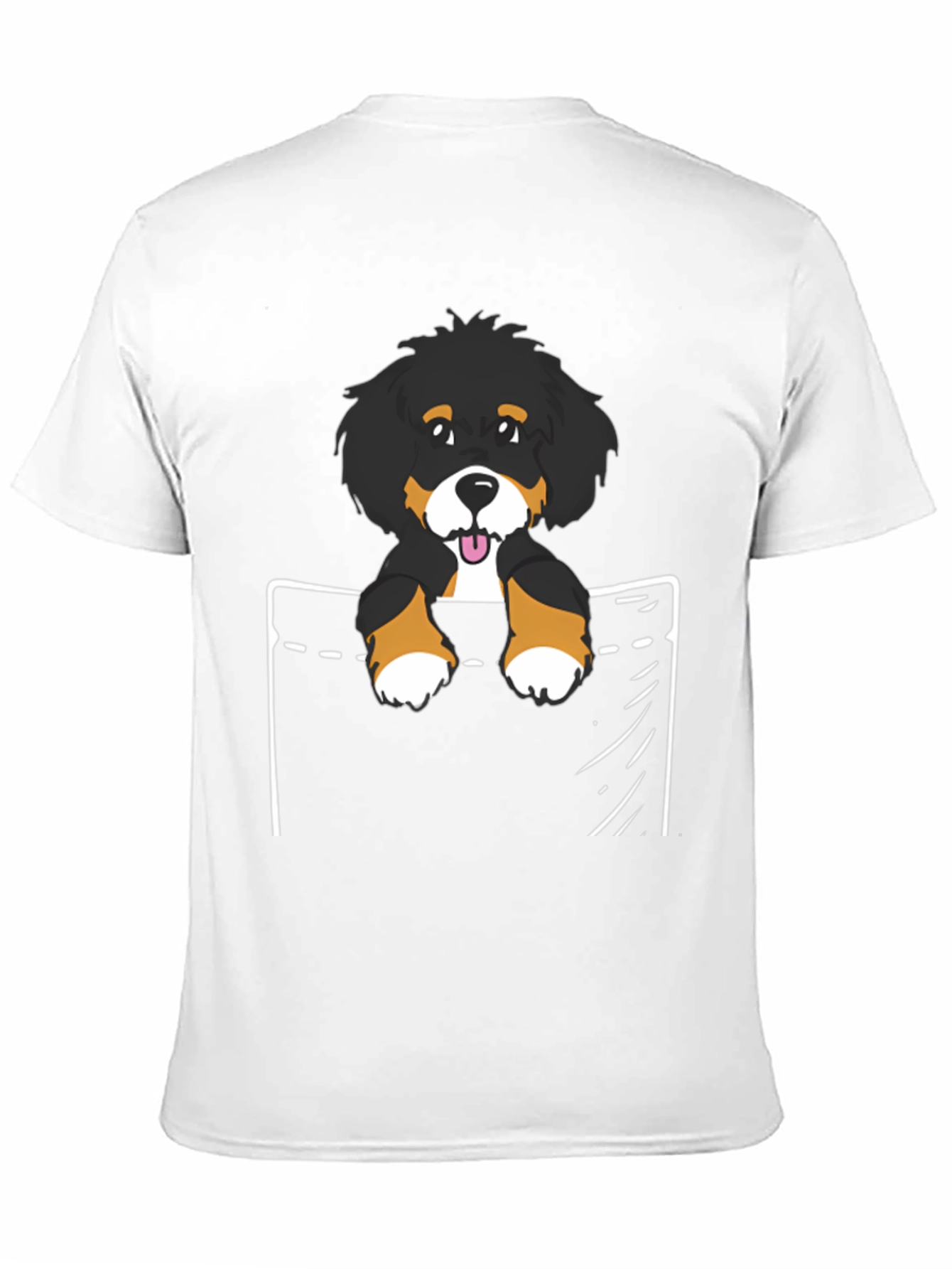 Bernese Mountain Dog Pocket T-Shirt