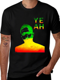 Rasta YEAH Graphic Print T-Shirt