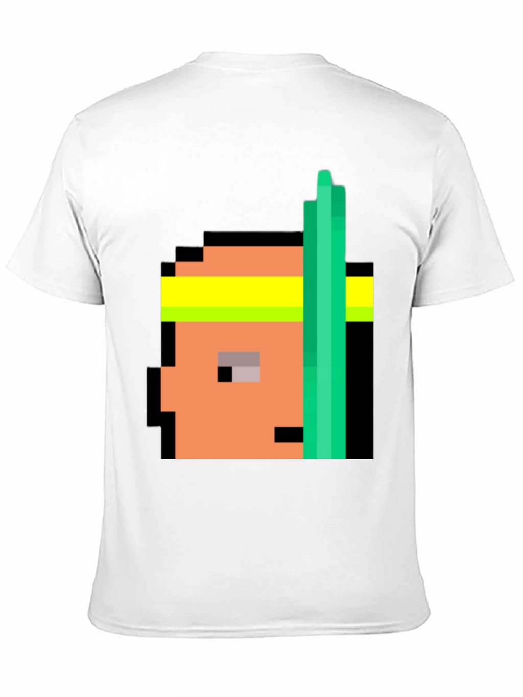 Retro Pixel Athlete Black T-Shirt