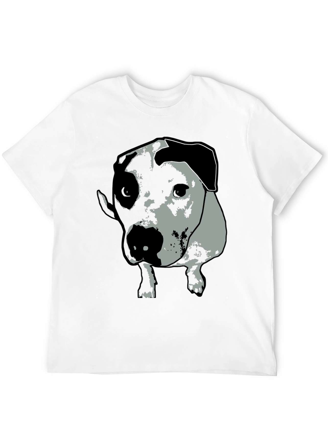 Dog Graphic Tee - Unisex Black T-Shirt