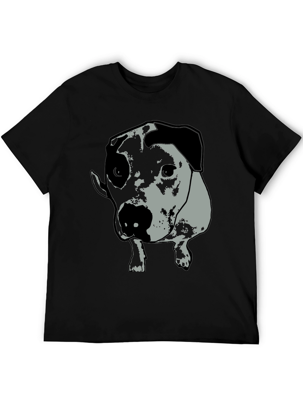 Dog Graphic Tee - Unisex Black T-Shirt