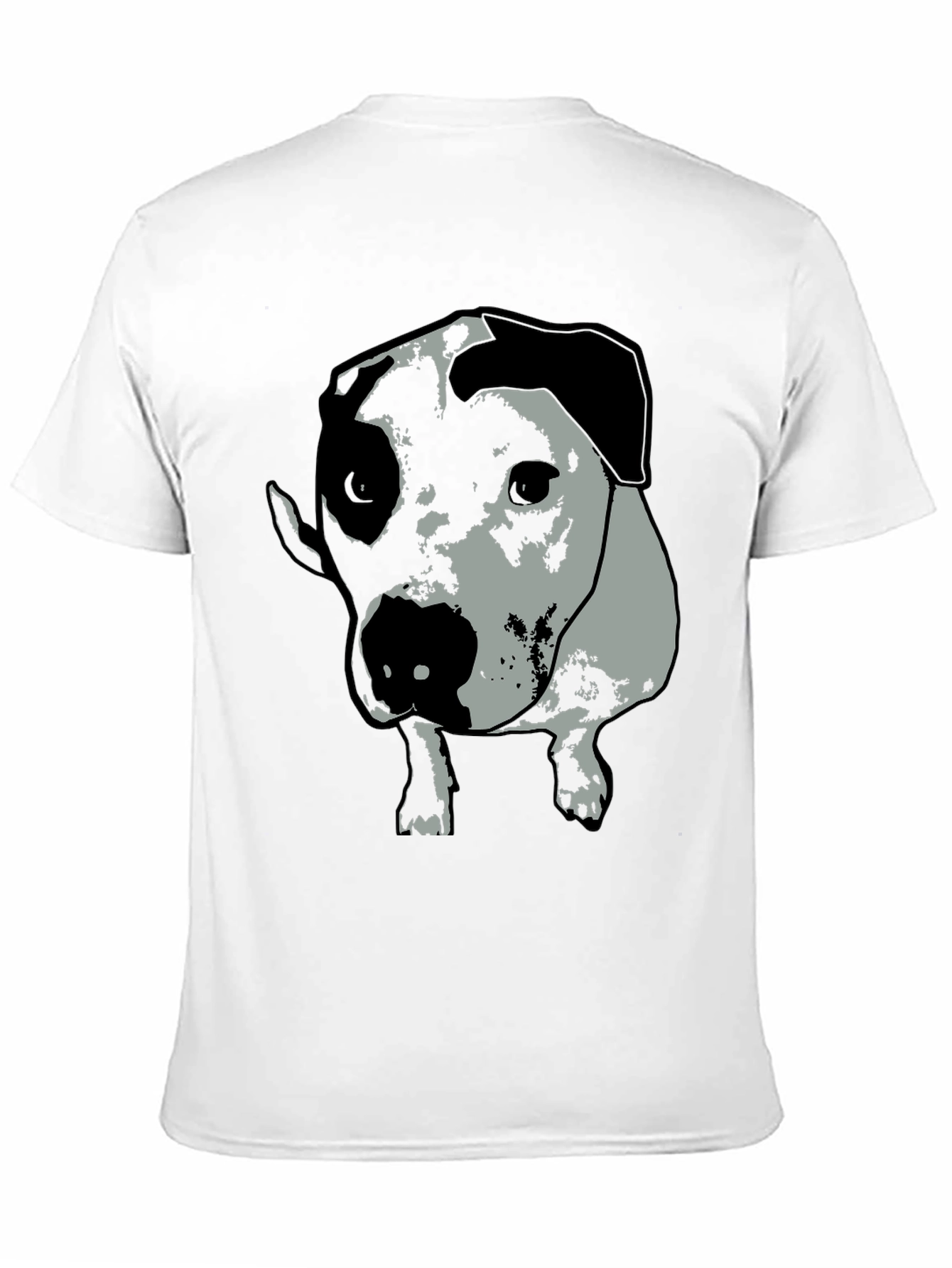 Dog Graphic Tee - Unisex Black T-Shirt