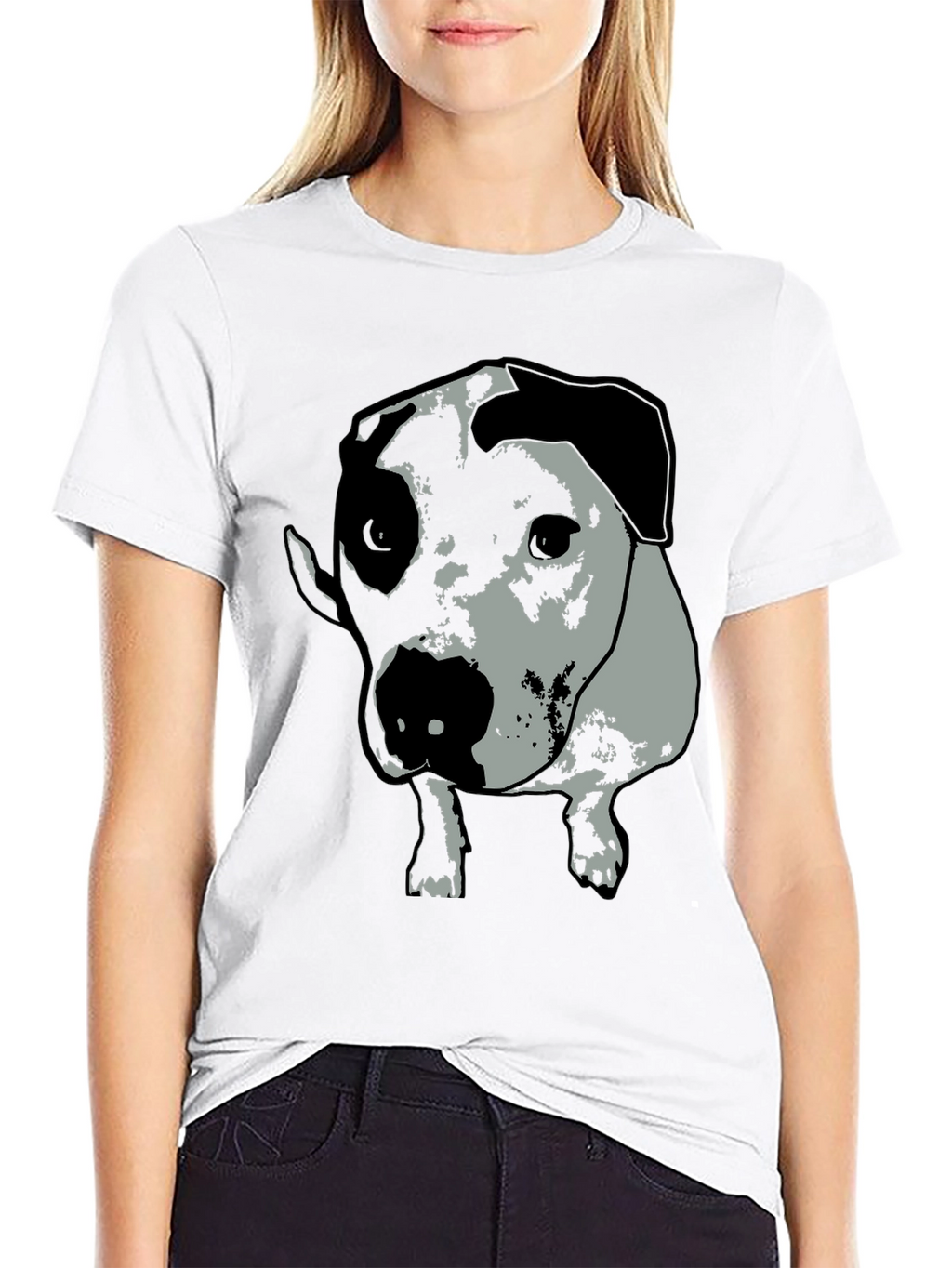 Dog Graphic Tee - Unisex Black T-Shirt