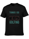 Golfers Spare Time T-Shirt - Golfing Hobby Tee