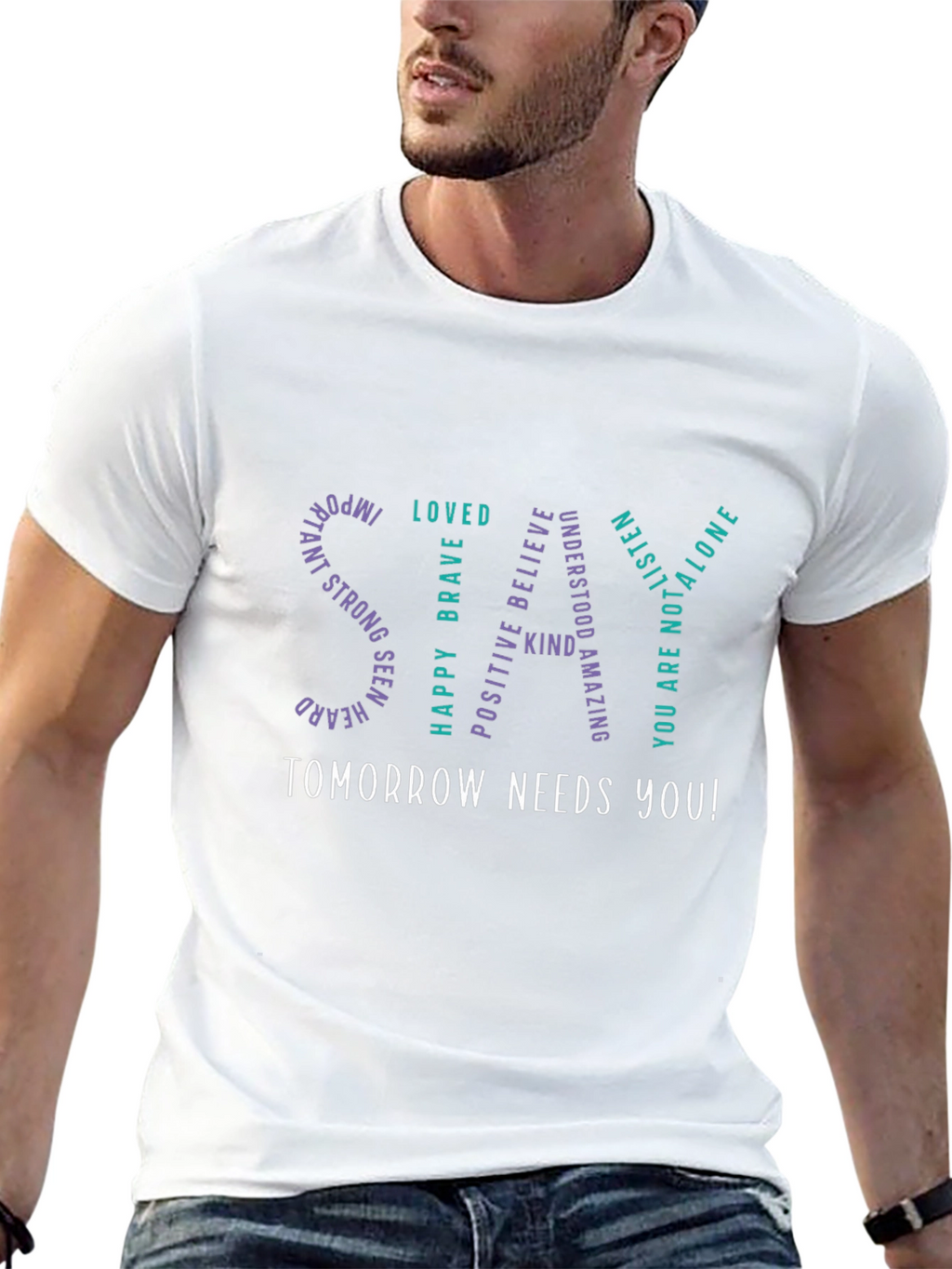 Inspirational STAY Strong Graphic Tee