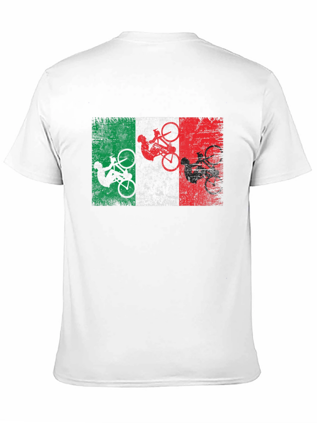 Italian Flag Cyclist T-Shirt